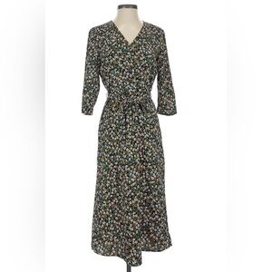 Jacqueline De Yong floral faux wrap dress
